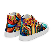 Load image into Gallery viewer, &quot;Lion&quot;  Women’s high top canvas shoes
