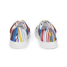 Load image into Gallery viewer, &quot;Paint|  Women’s lace-up canvas shoes
