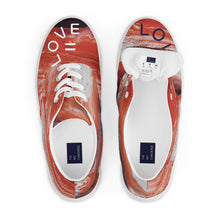 Load image into Gallery viewer, &quot;Love = Love&quot;  Women’s lace-up canvas shoes
