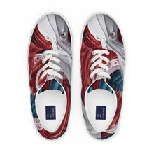 Load image into Gallery viewer, &quot;Origami Octopus&quot;  Women’s lace-up canvas shoes
