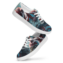 Load image into Gallery viewer, &quot;Octopus&quot;  Women’s lace-up canvas shoes
