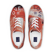 Load image into Gallery viewer, &quot;Love = Love&quot;  Women’s lace-up canvas shoes
