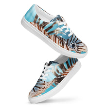 Load image into Gallery viewer, &quot;Lion Fish&quot;  Women’s lace-up canvas shoes
