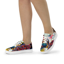 Load image into Gallery viewer, &quot;Dog&#39;s Head&quot;  Women’s lace-up canvas shoes
