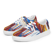Load image into Gallery viewer, &quot;Paint|  Women’s lace-up canvas shoes

