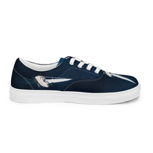 Load image into Gallery viewer, &quot;Blue Sailboat&quot;  Women’s lace-up canvas shoes
