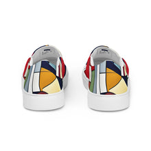 Load image into Gallery viewer, &quot;Art Deco5&quot; women’s slip-on canvas shoes.
