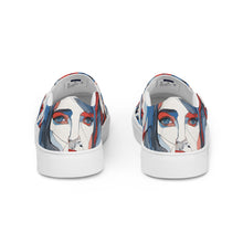 Load image into Gallery viewer, &quot;Faces&quot;  Women’s slip-on canvas shoes
