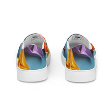 Load image into Gallery viewer, &quot;Origami Sailboats&quot;  Women’s slip-on canvas shoes
