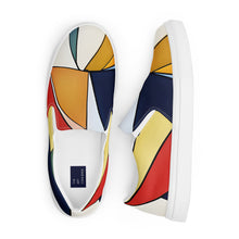 Load image into Gallery viewer, &quot;Art Deco4&quot; women’s slip-on canvas shoes.
