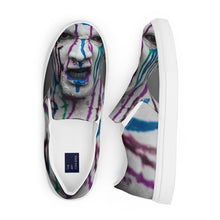 Load image into Gallery viewer, &quot;Blue Face&quot; Women’s slip-on canvas shoes.
