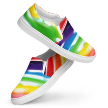 Load image into Gallery viewer, &quot;Candy Cane&quot; Women’s slip-on canvas shoes.
