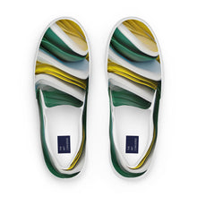 Load image into Gallery viewer, &quot;3D Waves&quot; Women’s slip-on canvas shoes.
