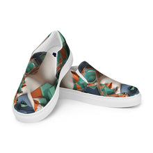 Load image into Gallery viewer, Art Deco 2&quot;  Women’s slip-on canvas shoes
