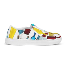 Load image into Gallery viewer, &quot;Wine Bottles&quot; Women’s slip-on canvas shoes.
