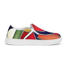 Load image into Gallery viewer, &quot;Art Deco 3&quot;  Women’s slip-on canvas shoes
