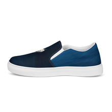 Load image into Gallery viewer, &quot;Blue Sailboat&quot;  Women’s slip-on canvas shoes
