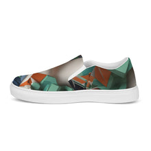 Load image into Gallery viewer, Art Deco 2&quot;  Women’s slip-on canvas shoes
