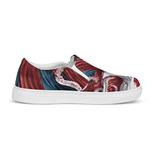 Load image into Gallery viewer, &quot;Origami Octopus&quot; Women’s slip-on canvas shoes
